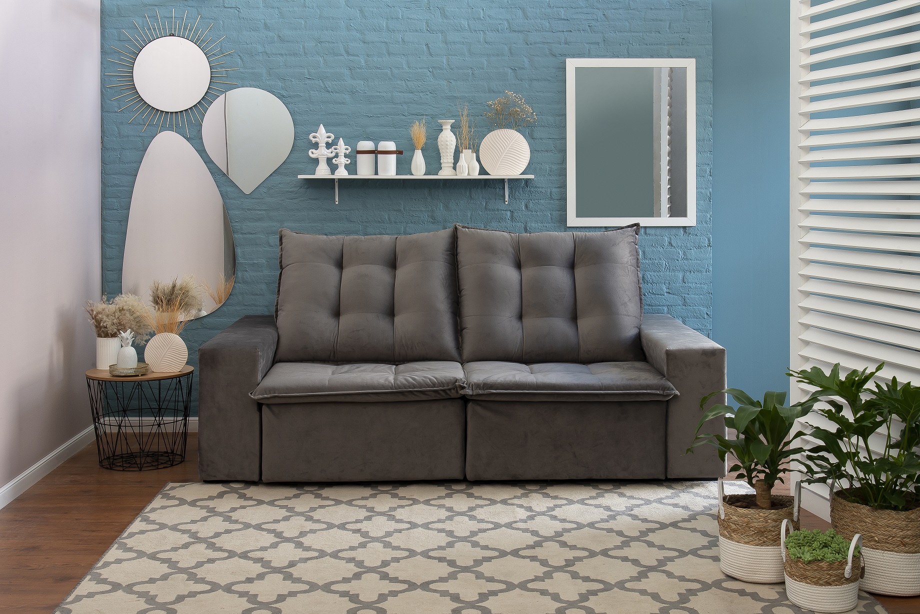 azul marinho vs azul petróleo na decoração de casa