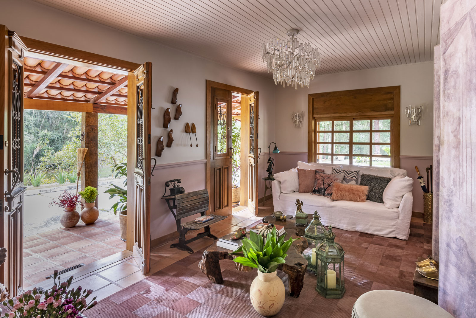 decoração de casa de sítio