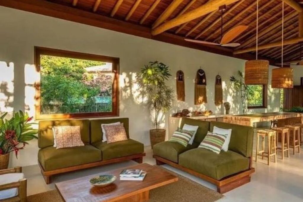 ideias criativas decoração casa de sítio simples