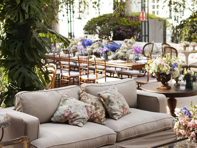 decoração de casamento ao ar livre