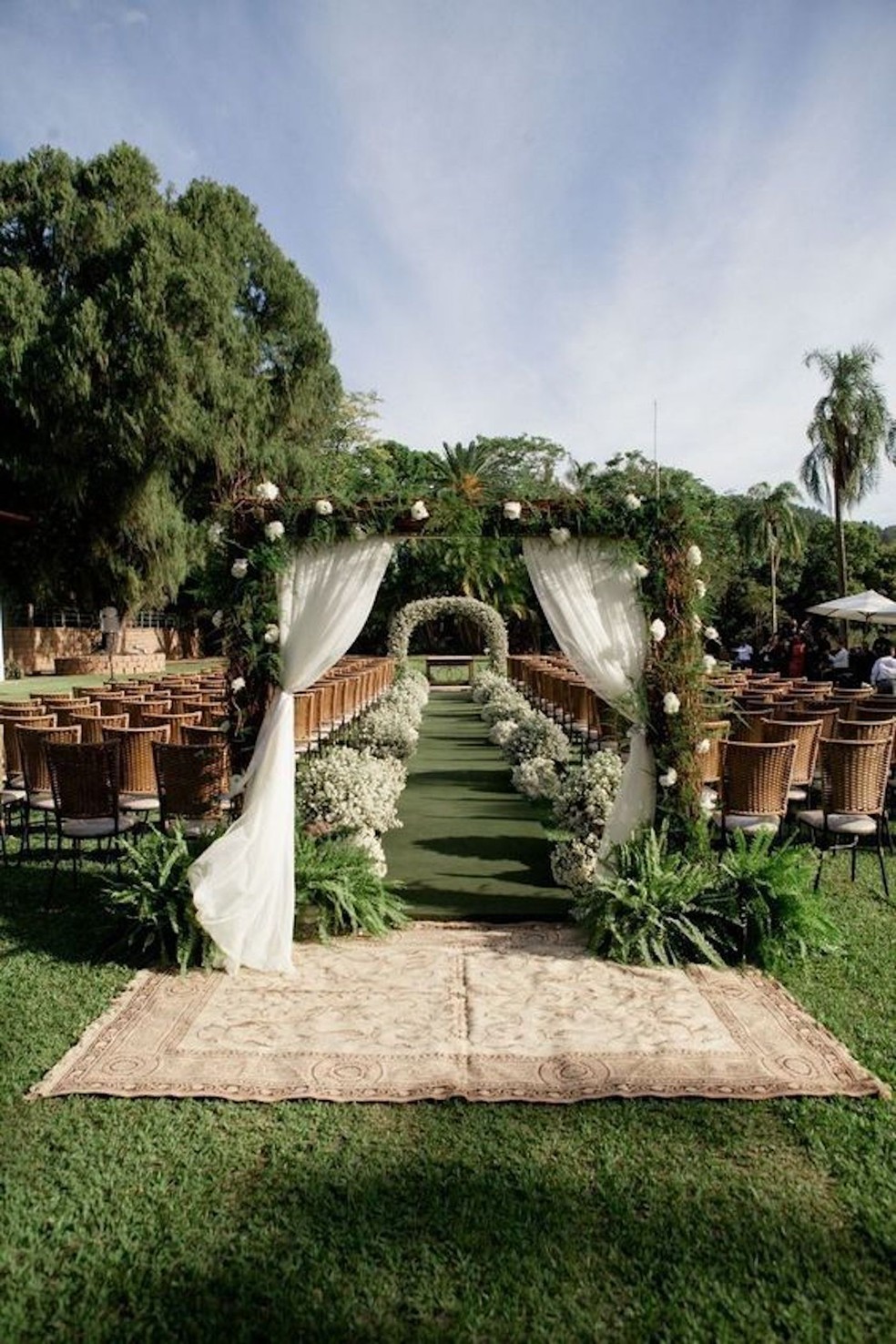 decoração de casamento ao ar livre