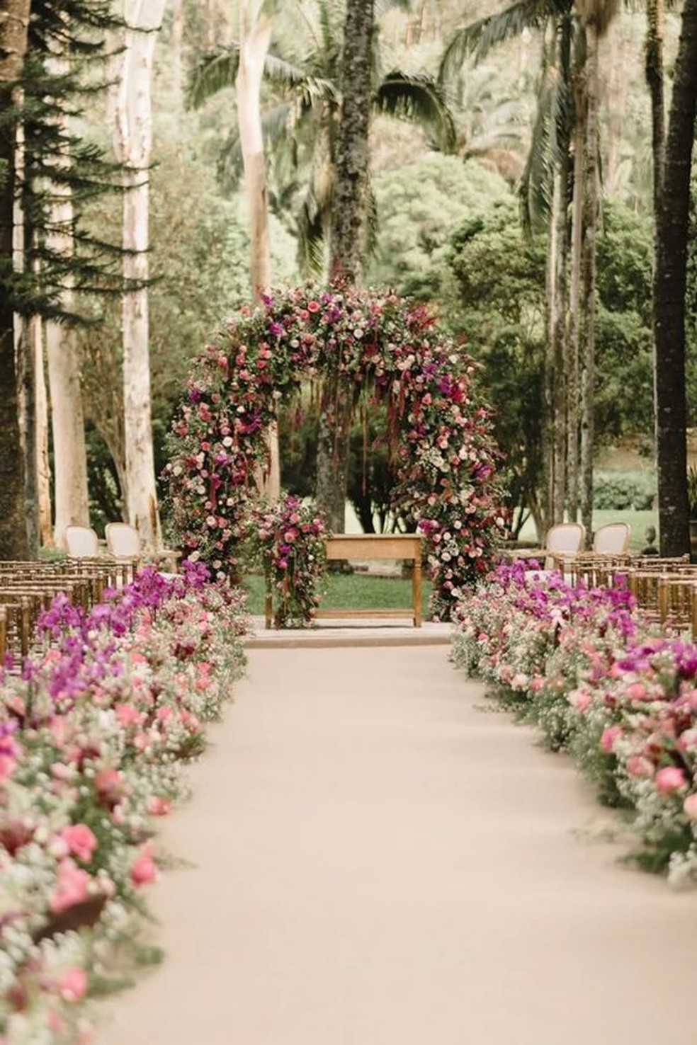 decoração casamento ao ar livre brasília noturno
