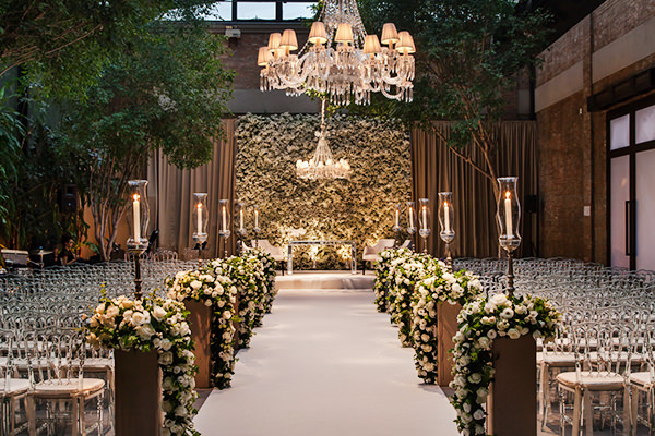 ideias decoração casamento clássico simples