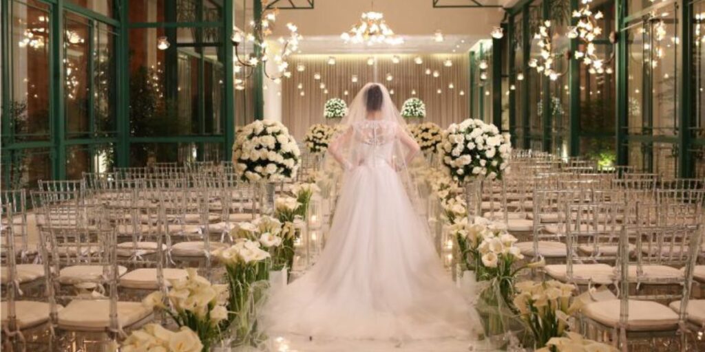 decoração de casamento igreja