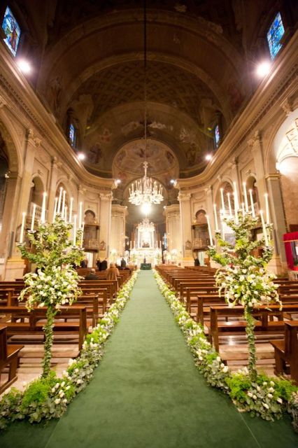decoração de casamento igreja
