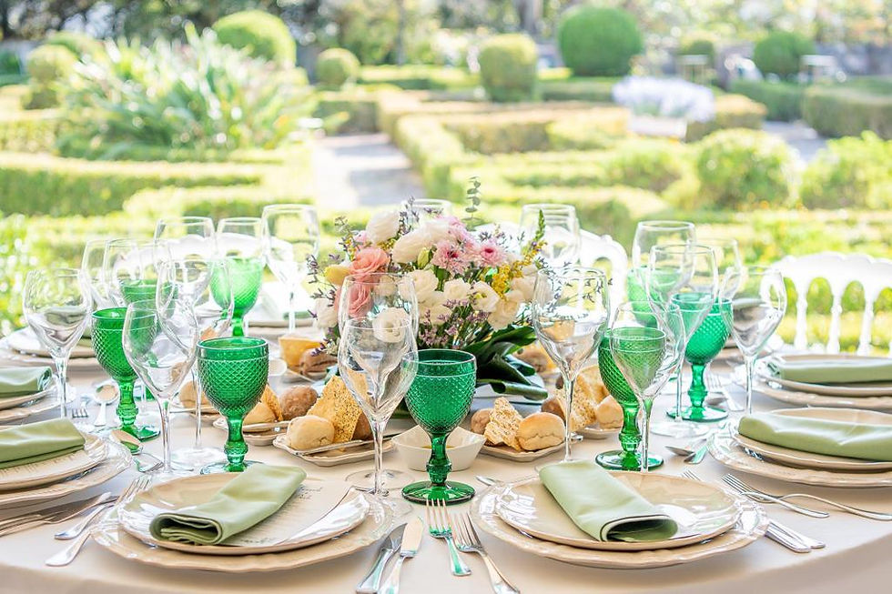 ideias decoração casamento verde