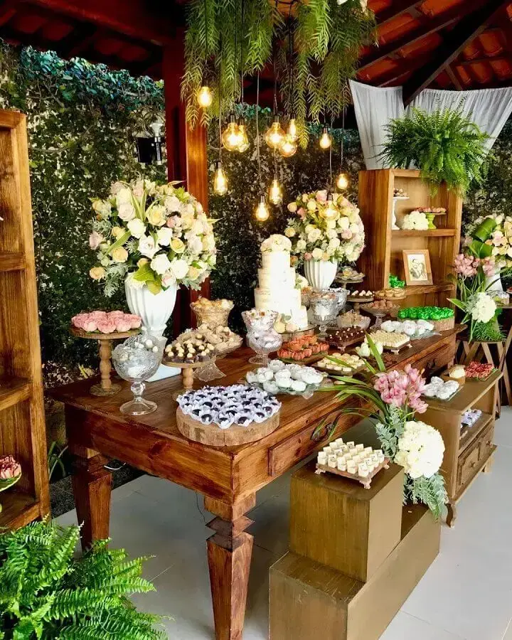 decoração de casamento rustica simples