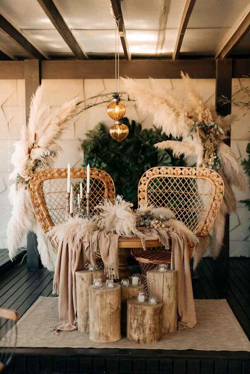decoração de casamento rustica simples