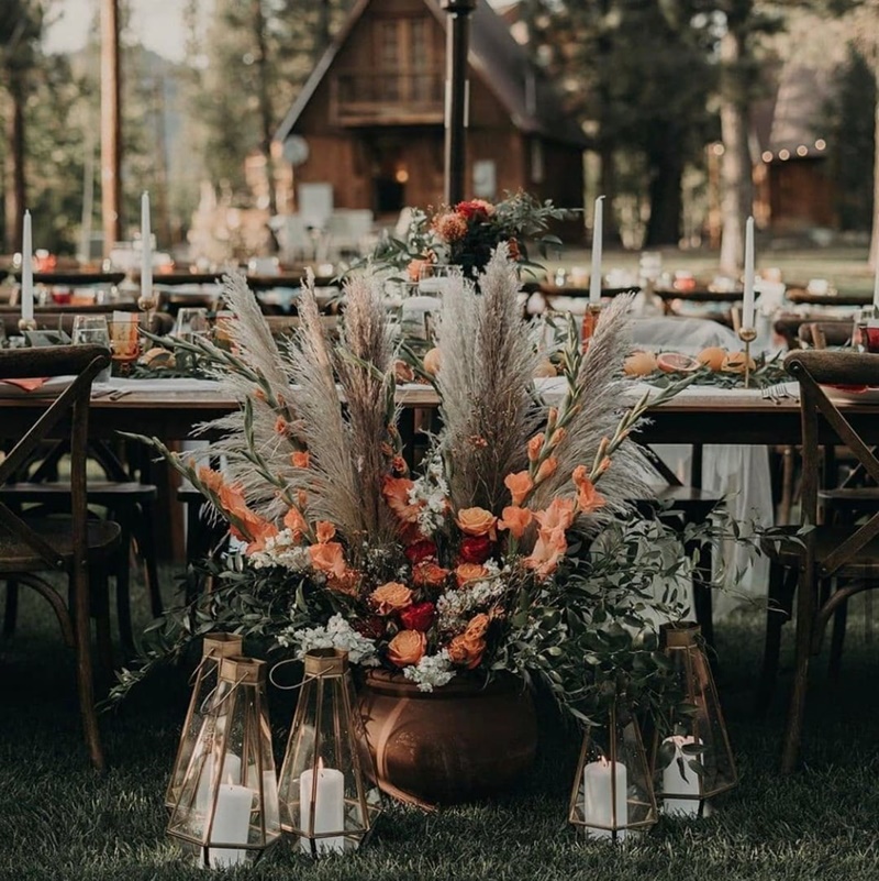 10 ideias de decoração de casamento rústica simples e barata