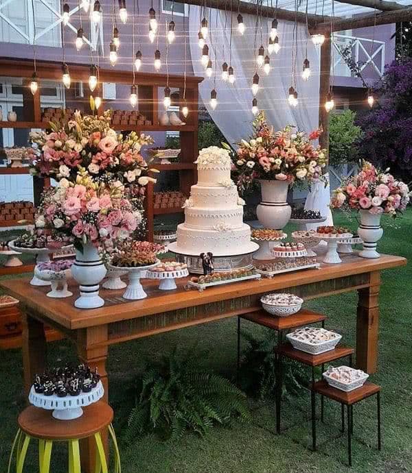 decoração rústica vs boho chic qual escolher para seu casamento