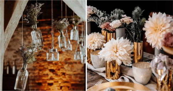 decoração de casamento rústico simples e barato