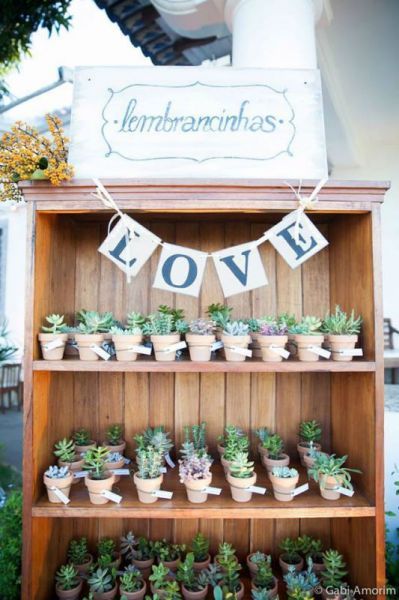 decoração de casamento rústico simples e barato