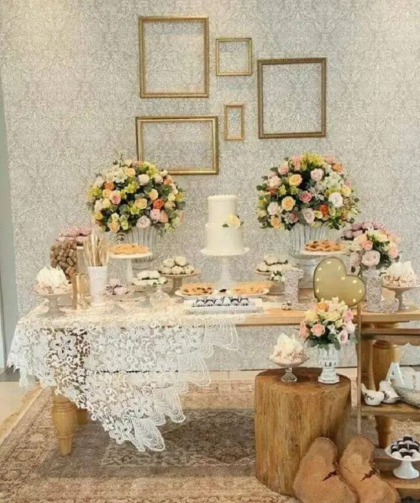 decoração de casamento simples e barato em casa