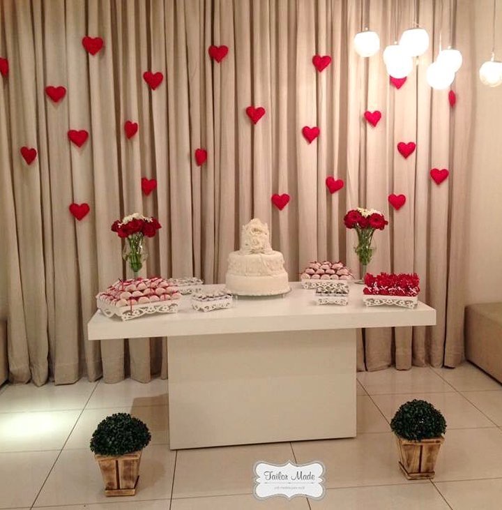 decoração de casamento simples e barato em casa