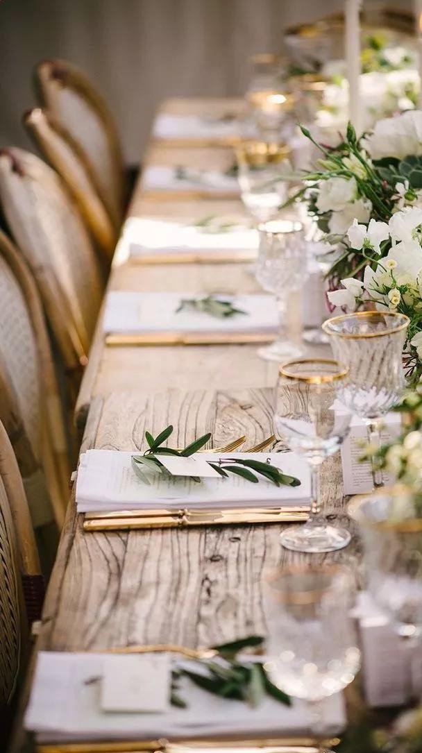 decoração de casamento simples e elegante