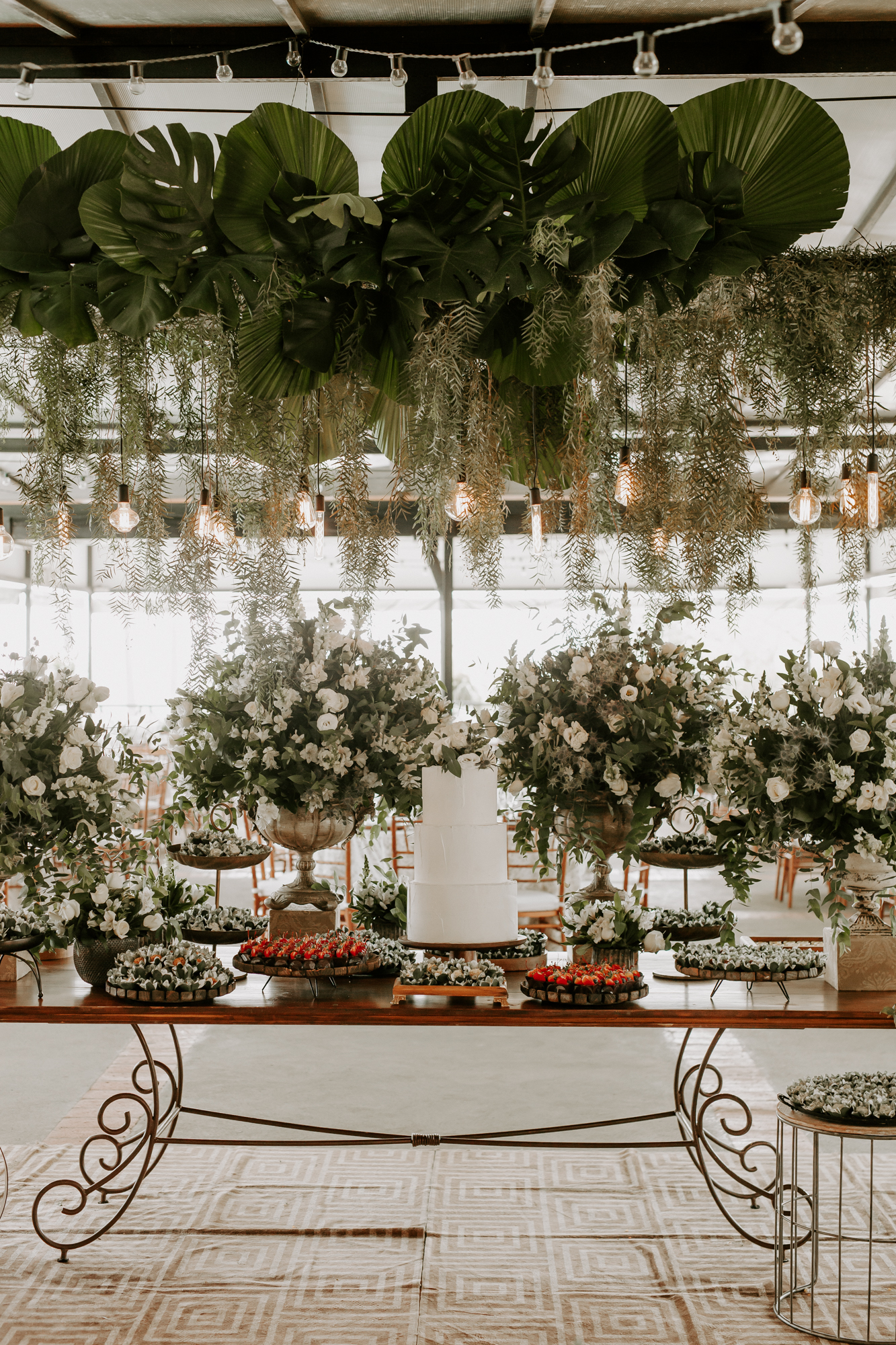 decoração de casamento verde oliva