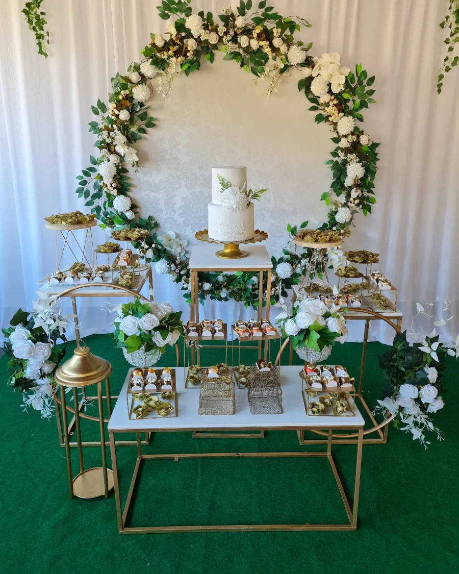 ideias de decoração de casamento verde simples e barata