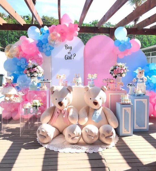 decoração de chá de bebê