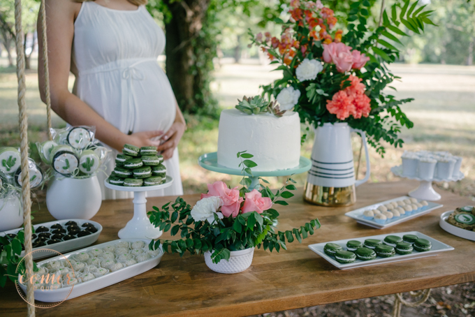 decoração de cha de bebe feminino