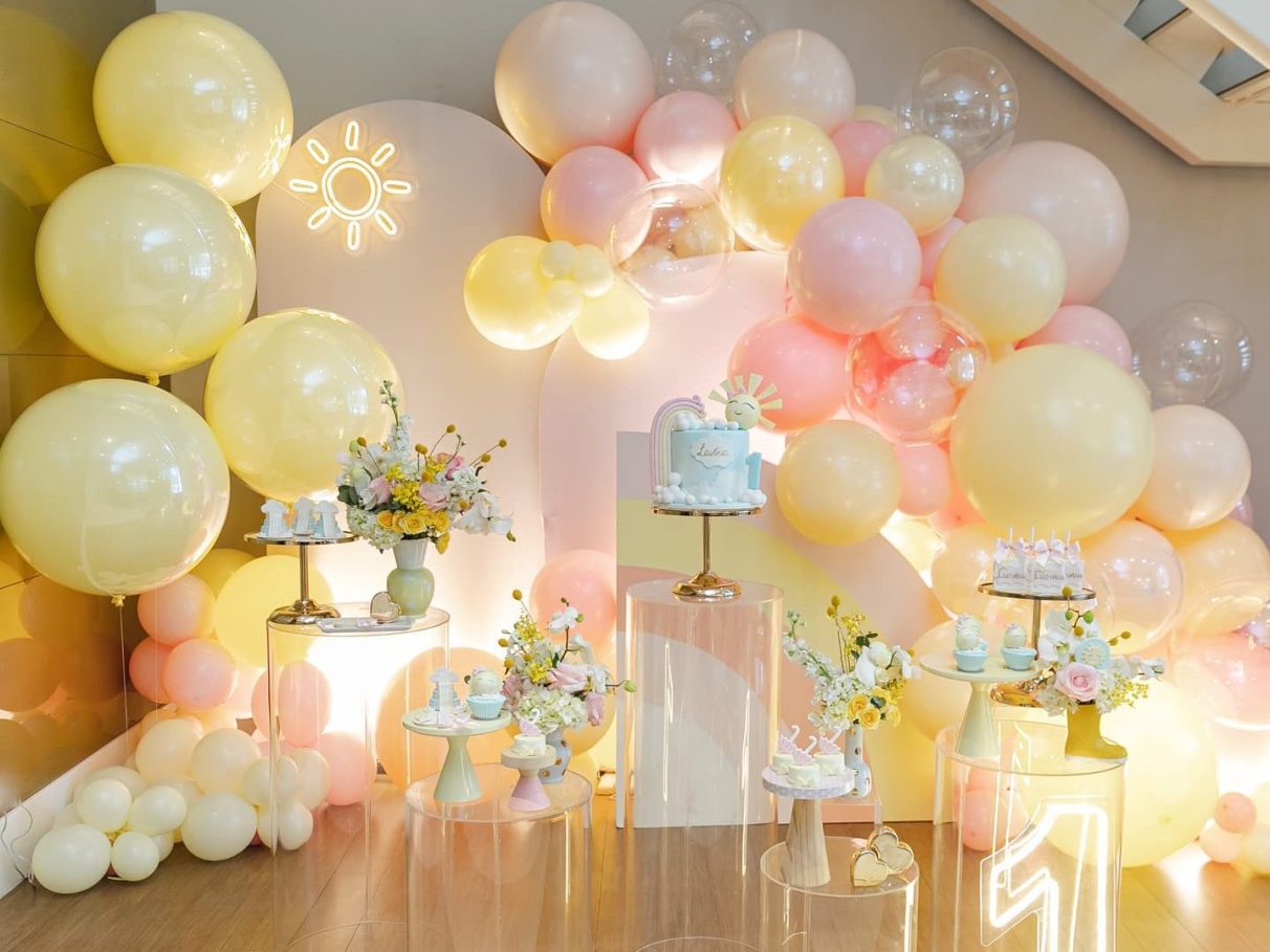 ideias criativas decoração cha de bebe feminino