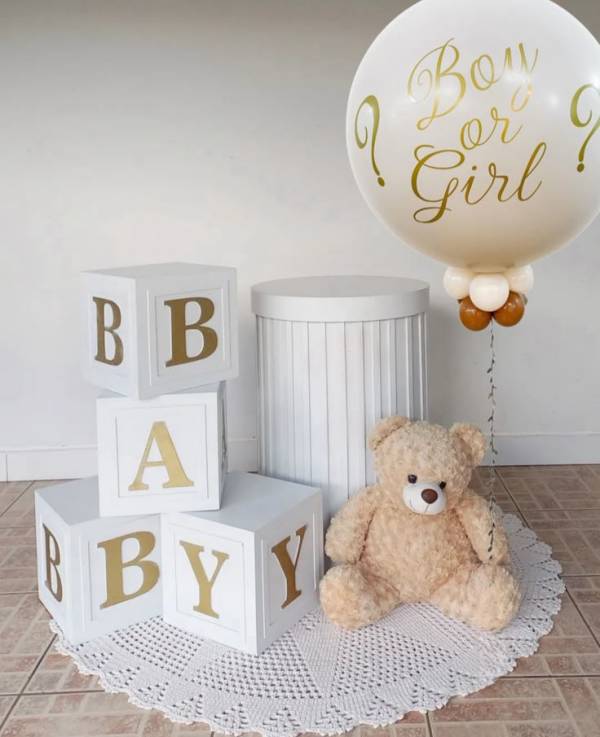 decoração de cha de bebe masculino