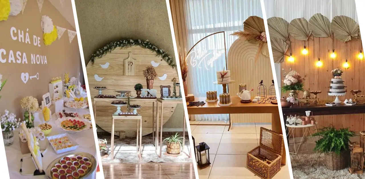 Como Escolher o Tema Ideal para Seu Chá de Casa Nova; Guia Completo de Lembrancinhas Criativas para Chá de Casa Nova; Cardápio Prático e Delicioso para o Seu Chá de Casa Nova; Decoração DIY para Chá de Casa Nova: Economia e Estilo; A Diferença entre Chá de Cozinha e Chá de Casa Nova: Qual Fazer?