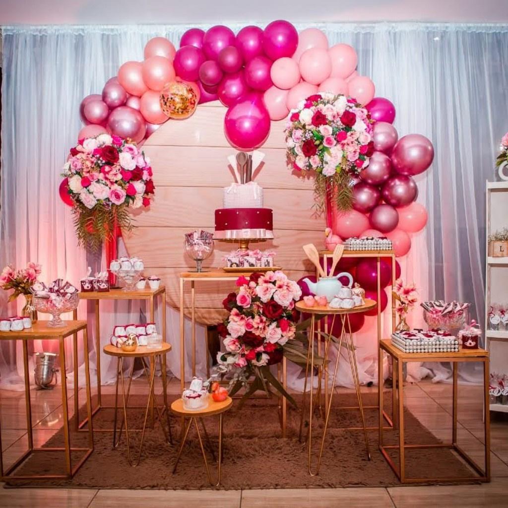 decoração de chá de cozinha