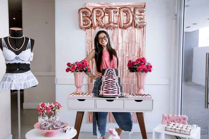 decoração de chá de lingerie