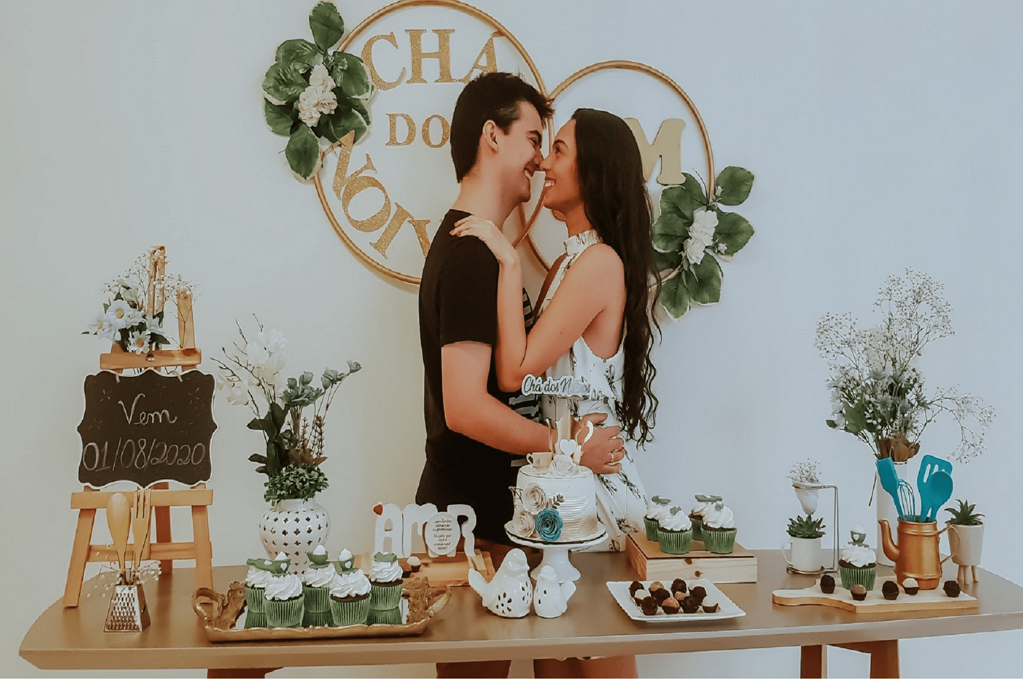 decoração de chá de panela