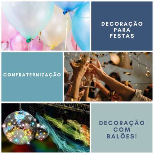 decoração de confraternização simples