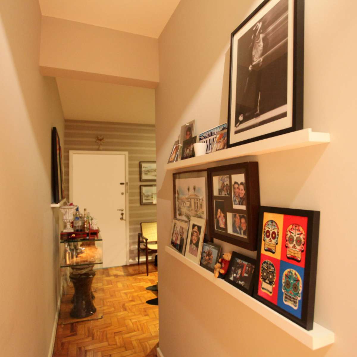 decoração de corredor