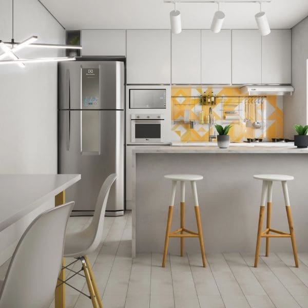 cozinha planejada ou modulada para apartamento