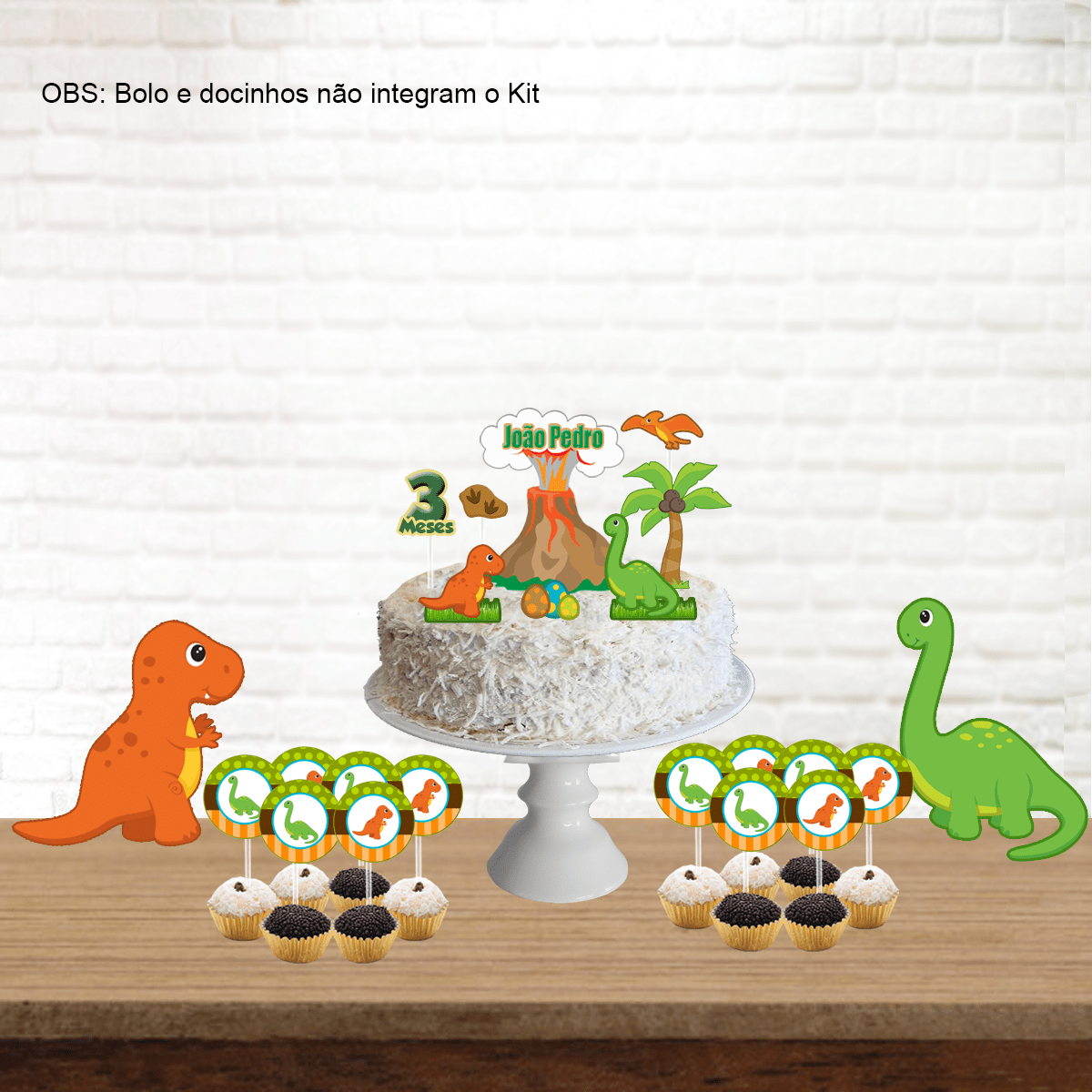 ideias criativas decoração festa dinossauro