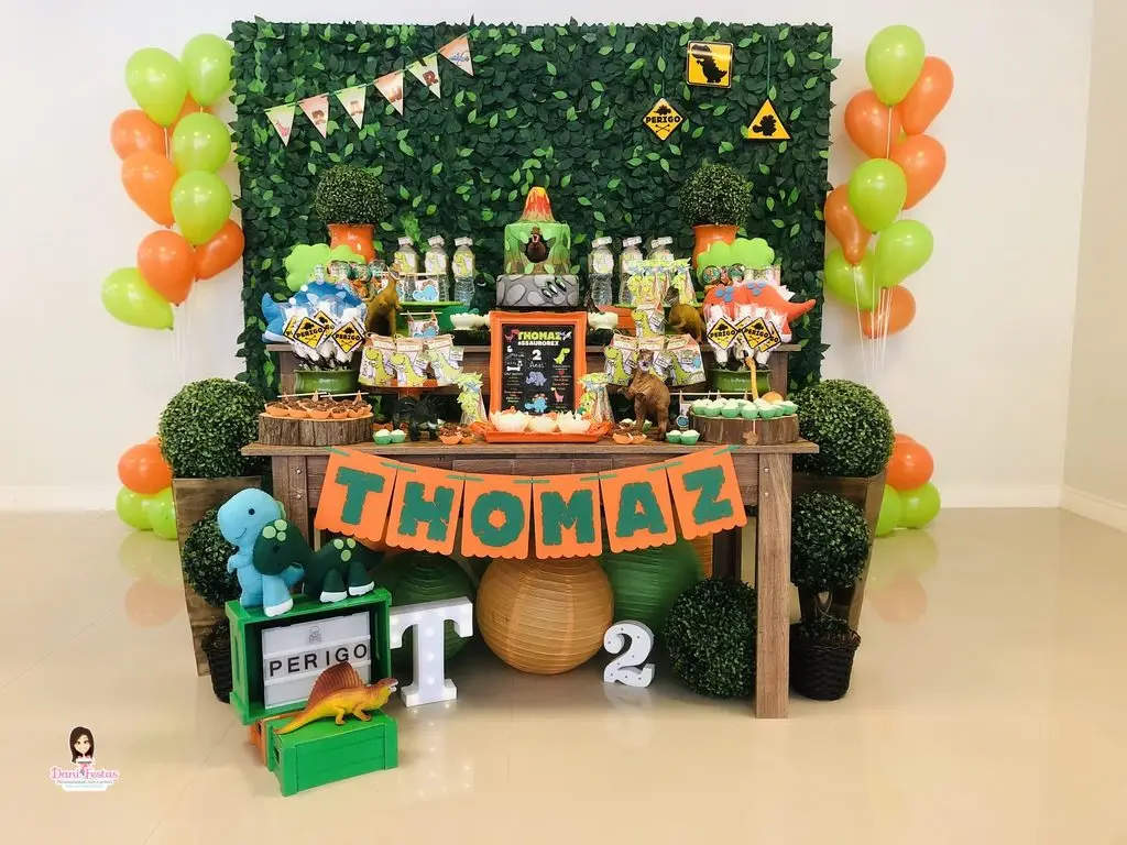 decoração de dinossauros