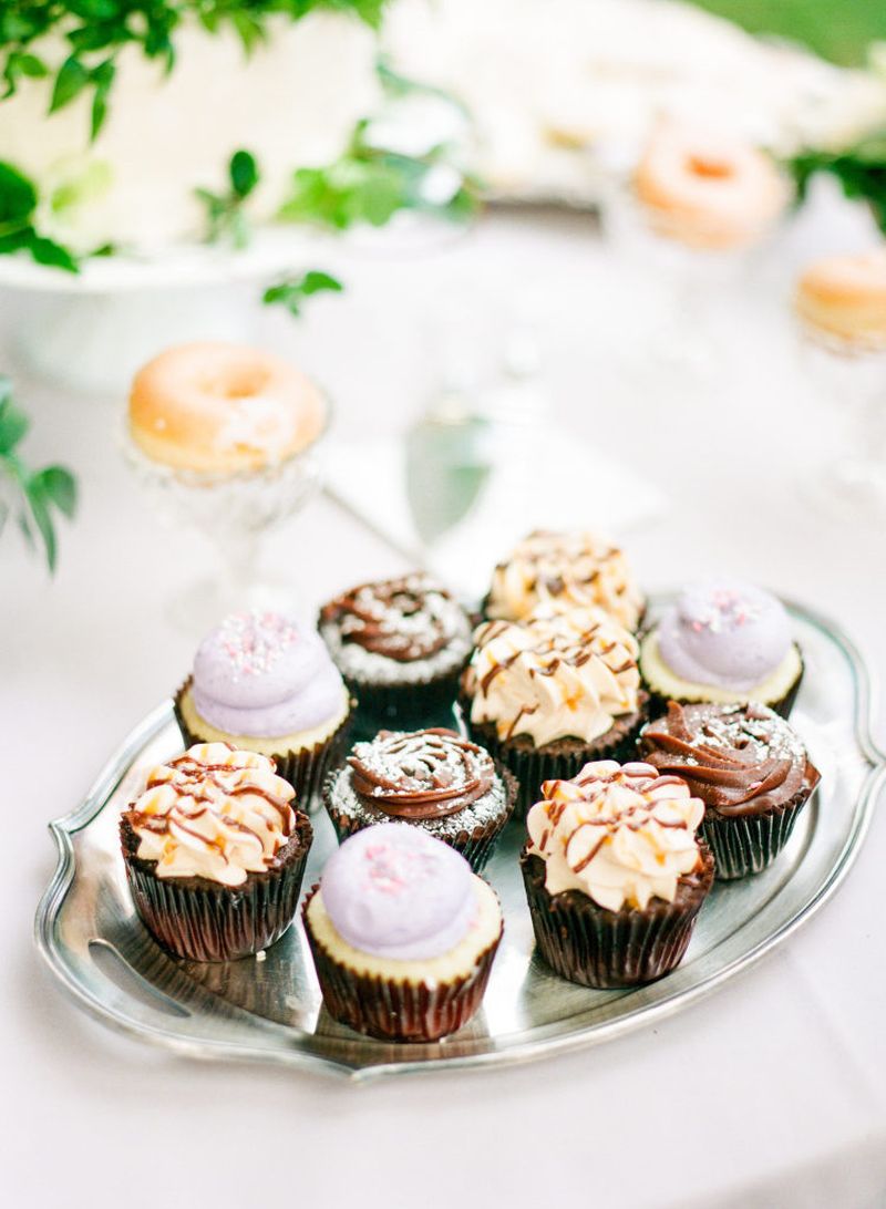 decoração de doces na mesa