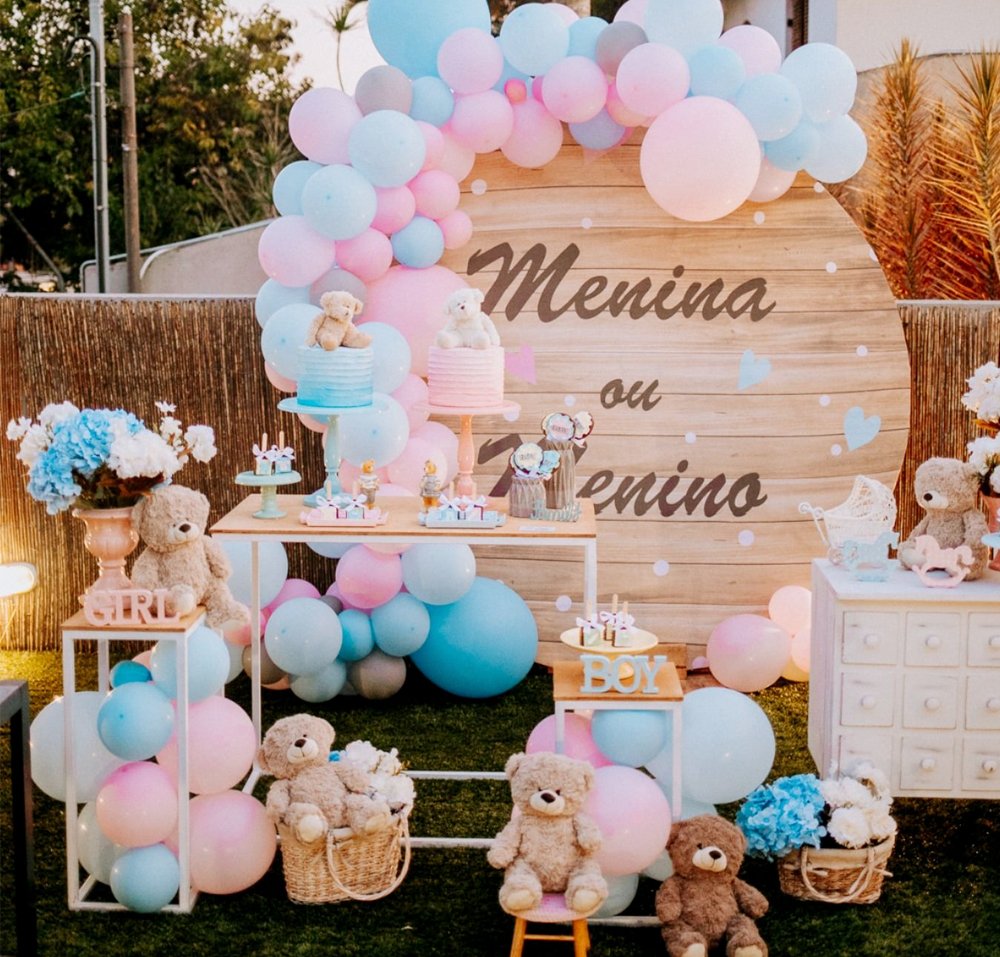 decoração de festa cha de bebe