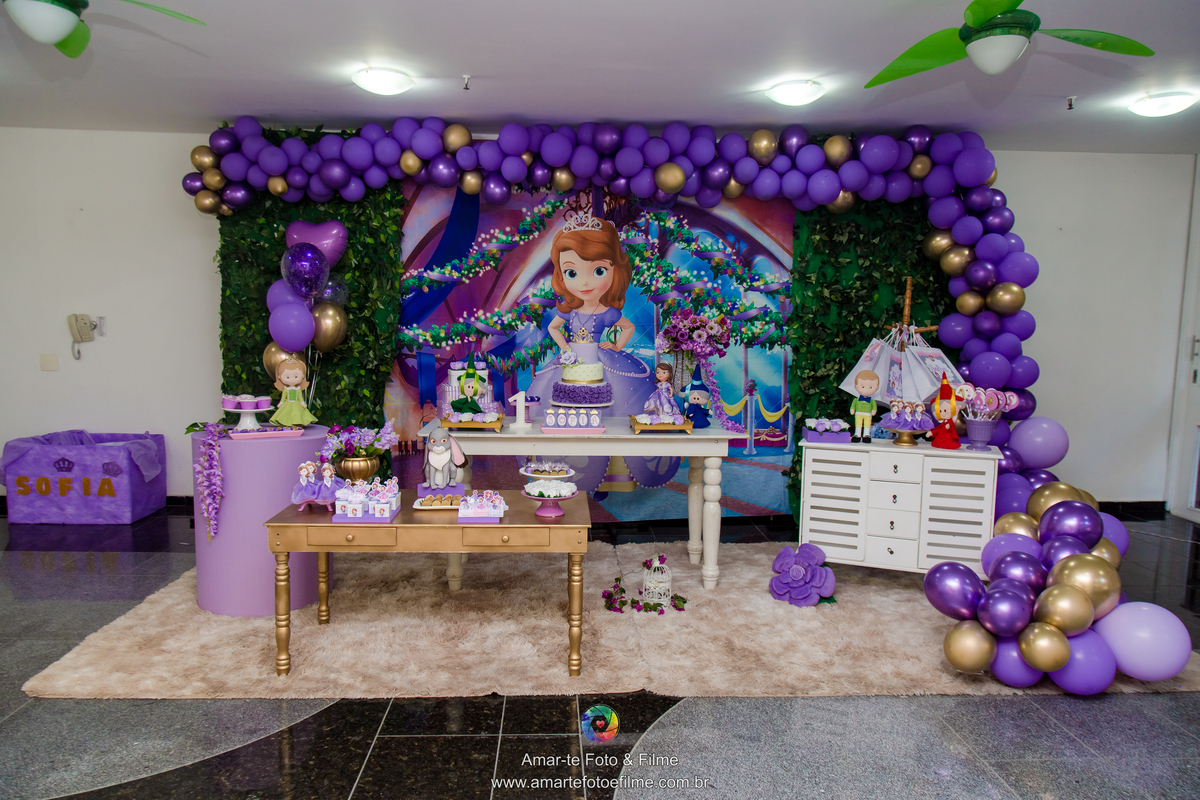 quanto custa decorar festa princesa sofia 1 ano