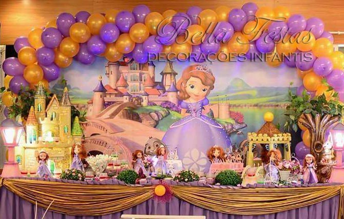 erros comuns evitar decoração festa princesa sofia