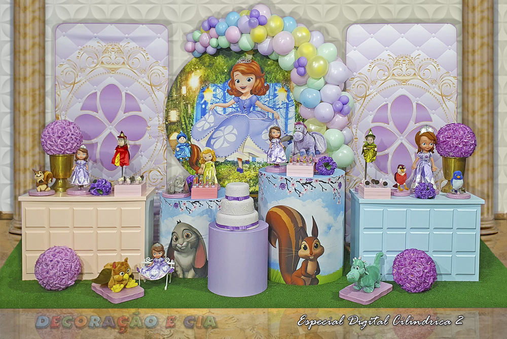 quanto custa decorar festa princesa sofia 1 ano