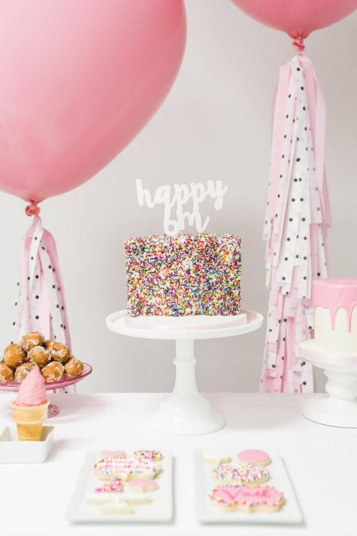 decoração de festa de 30 anos feminina moderna
