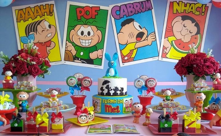 Como criar um painel de festa do Cebolinha inesquecível