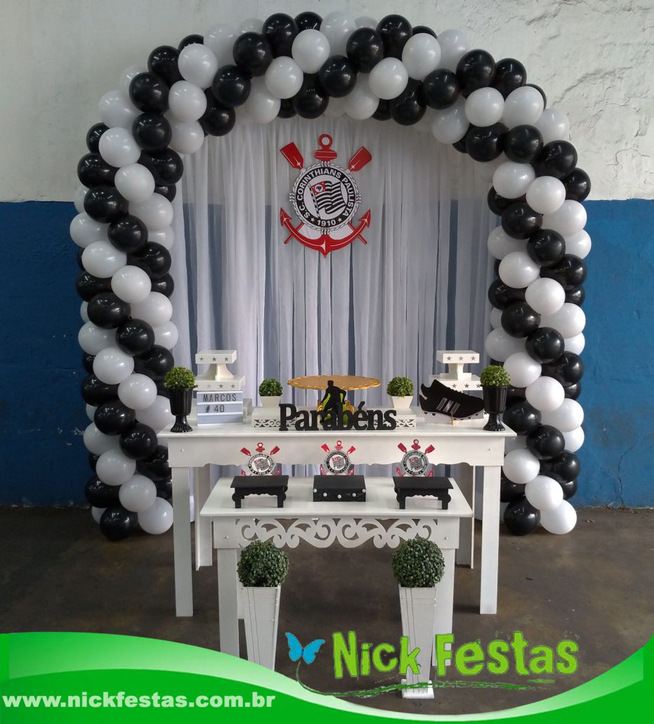 10 ideias decoração festa corinthians simples e barata