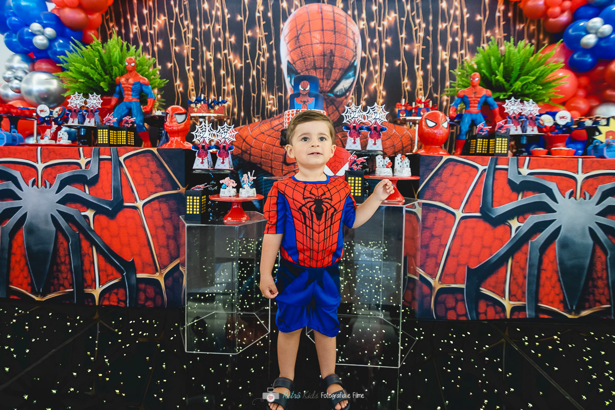 festa homem aranha simples versus luxuosa qual escolher
