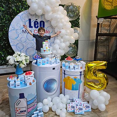 decoração de festa infantil maquinas