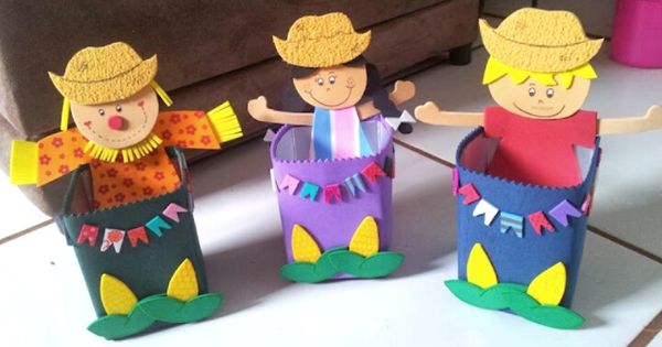 ideias de painéis de festa junina com eva