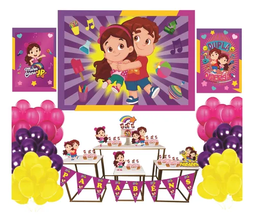 decoração de festa maria clara e jp