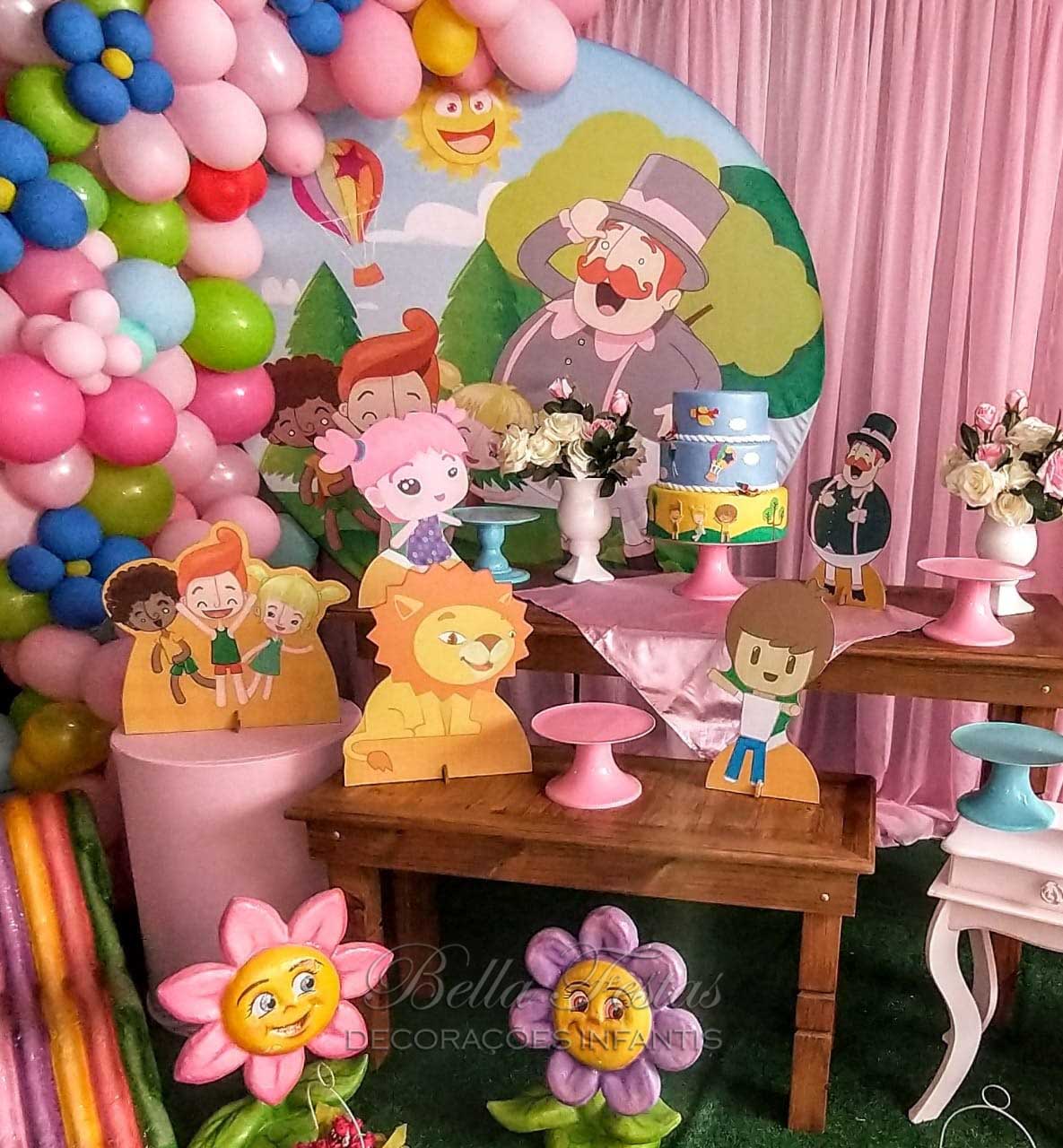 decoração mundo bita menina vs decoração mundo bita tradicional