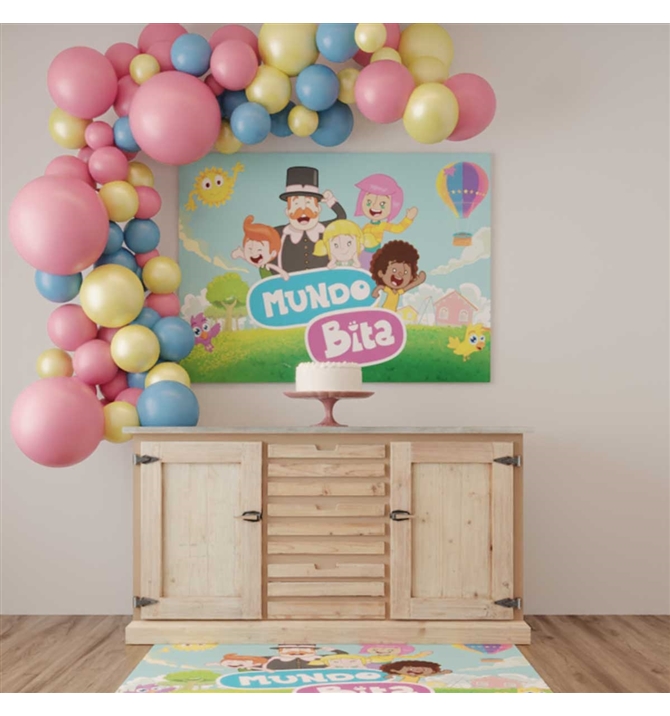 quanto custa decoração festa mundo bita menina