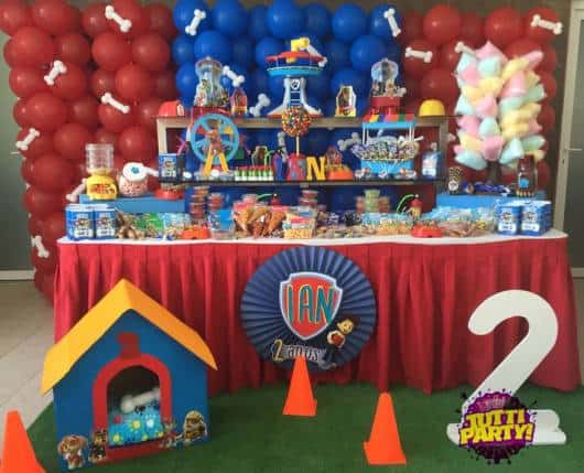 kit festa patrulha canina completo versus pegue monte