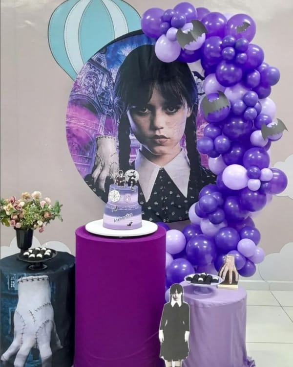 decoração festa roxa vs lilás qual escolher